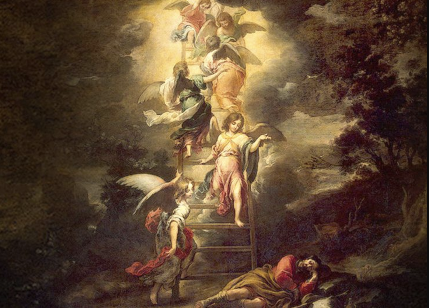 Angels with Jacob at Mahanaim